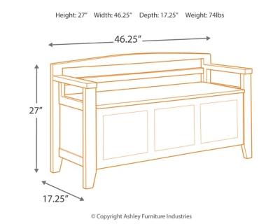 Ashley Charvanna Storage Bench A4000058