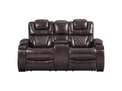 Ashley Warnerton Power Reclining Loveseat with Console 7540718