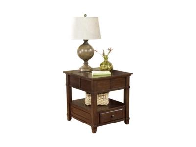 Ashley Gately End Table with Storage & Power Outlets T845-3