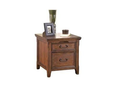 Ashley Woodboro Media End Table with Power Outlets T478-17