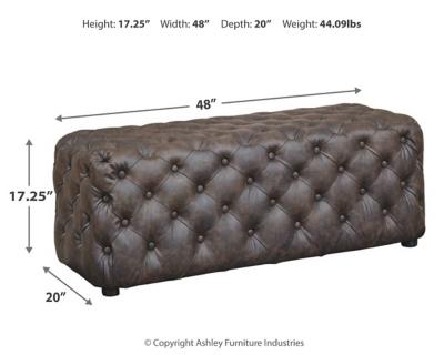 Ashley Lister Accent Ottoman A3000171