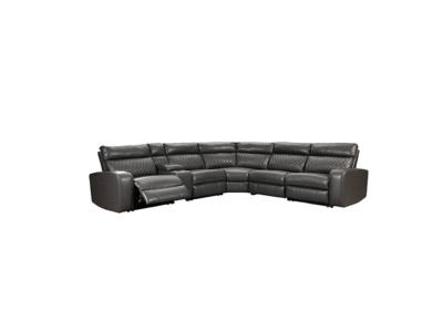 Ashley Samperstone 6-Piece Power Reclining Sectional 55203S2