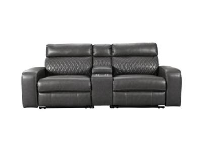 Ashley Samperstone 3-Piece Power Reclining Sectional 55203S3