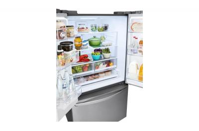 36'' LG French Door Refrigerator with Water Dispenser with 29 cu.ft. Capacity  - LRFWS2906S