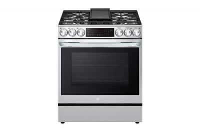 30" LG 6.3 Cu. Ft. Smart Wi-Fi Enabled ProBake Convection Gas Slide-in Range - LSGL6335F