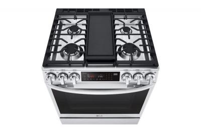 30" LG 6.3 Cu. Ft. Smart Wi-Fi Enabled ProBake Convection Gas Slide-in Range - LSGL6335F