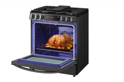 30" LG 6.3 Cu. Ft. Capacity Smart Wi-Fi Enabled ProBake Convection Gas Slide-in Range - LSGL6335D