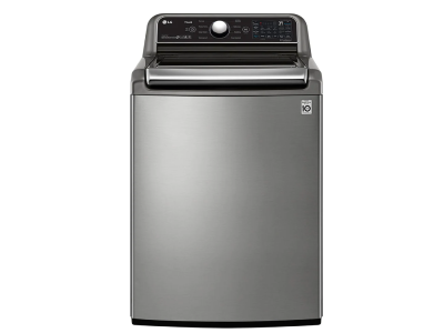 27" LG 5.6 cu. ft. Mega Capacity Top Load Smart Washer with 4-Way Agitator - WT7305CV