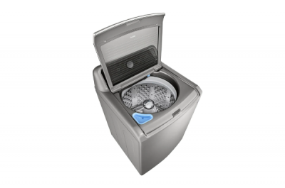 27" LG 5.6 cu. ft. Mega Capacity Top Load Smart Washer with 4-Way Agitator - WT7305CV