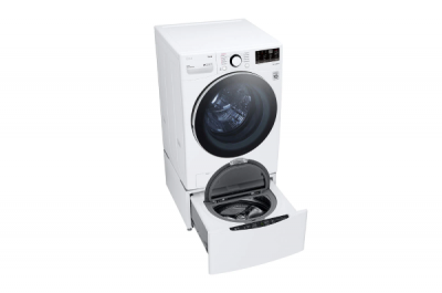 27" LG 5.2 cu. ft Front Load Smart Washer with ColdWash Technology Quiet Operation and SmartDiagnosis - WM3600HWA
