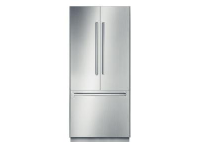 36" Bosch Built In French Door Bottom-Freezer Benchmark Series- Stainless Steel B36BT830NS