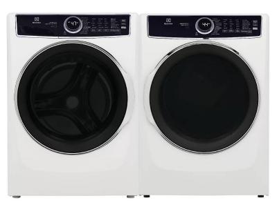 27" Electrolux Front Load Washer And Front Load Gas Dryer In White - ELFW7637AW-ELFG7637AW