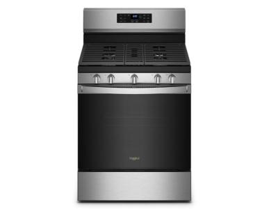 30" Whirlpool 5.0 Cu. Ft. Freestanding Gas Range With 5-in-1 Air Fry Oven In Fingerprint Resistant Stainless Steel - WFG550S0LZ