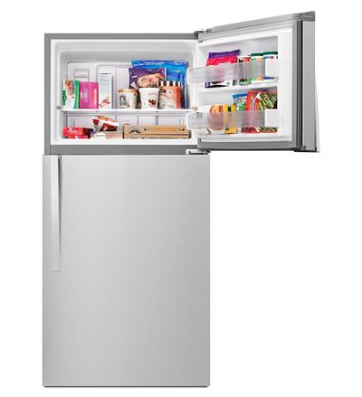 30" Whirlpool 19.2 Cu.Ft. Top-Freezer Refrigerator With LED Interior Lighting - WRT549SZDB