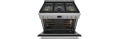 36" Electrolux Icon 4.4 Cu. Ft. Freestanding Dual Fuel Range with 6 Sealed Burners  -  ECFD3668AS