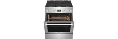 30" Electrolux Icon 4.6 Cu. Ft. Freestanding Dual Fuel Range - ECFD3068AS