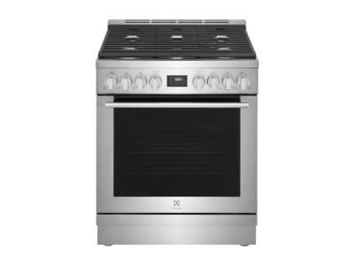 30" Electrolux Icon 4.6 Cu. Ft. Freestanding Dual Fuel Range - ECFD3068AS