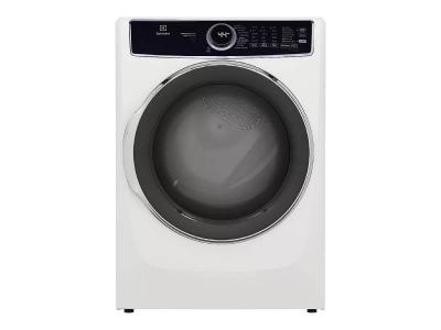 27" Electrolux 8.0 Cu. Ft. Front Load Gas Dryer in White - ELFG7537AW