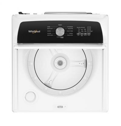28" Whirlpool 5.2 Cu. Ft. Top Load Agitator Washer with Built-In Faucet - WTW5015LW