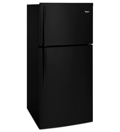 30" Whirlpool 19.2 Cu. Ft. Top-Freezer Refrigerator - EZ Connect Icemaker Kit Compatible - WRT519SZDB