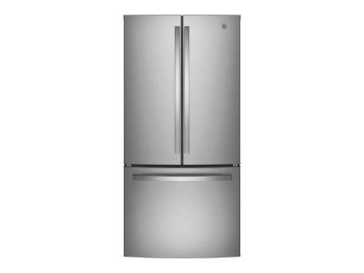 33" GE 18.6 Cu. Ft. Counter-Depth French-Door Refrigerator - GWE19JYLFS