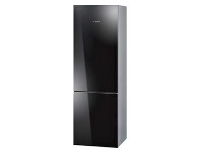 24" Bosch 10 Cu. Ft. 800 Series Glass Door Counter-Depth Bottom Freezer Refrigerator - B10CB80NVB