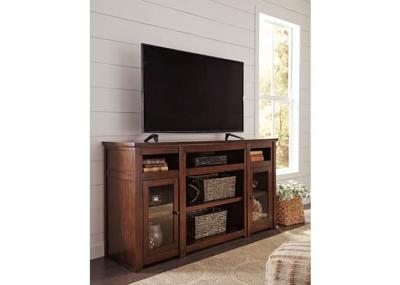 Ashley Harpan TV Stand With Fireplace Option - AFHS-W797-68