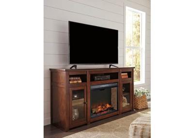 Ashley Harpan TV Stand With Fireplace Option - AFHS-W797-68