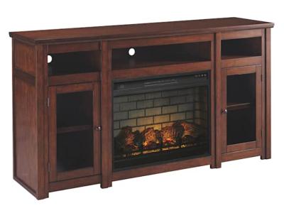 Ashley Harpan Extra Large TV Stand With Fireplace Option - AFHS-1480196K