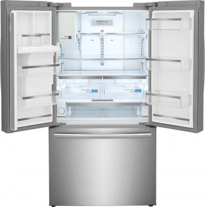 36" Frigidaire Gallery 22.6 Cu. Ft. French Door Refrigerator in Stainless Steel - GRFC2353AF