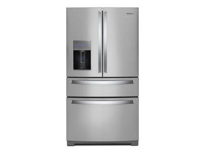 36" Whirlpool 4-Door Refrigerator with Exterior Drawer - 26 cu. ft. - WRX986SIHZ