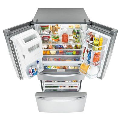 36" Whirlpool 4-Door Refrigerator with Exterior Drawer - 26 cu. ft. - WRX986SIHZ