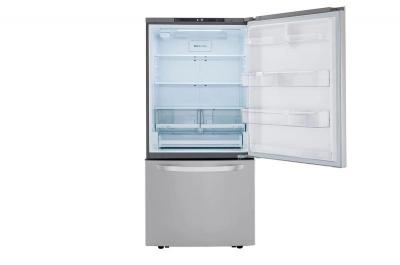 33'' LG 26 Cu. Ft. Bottom Freezer Drawer Refrigerator with Ice Maker - LRDCS2603S