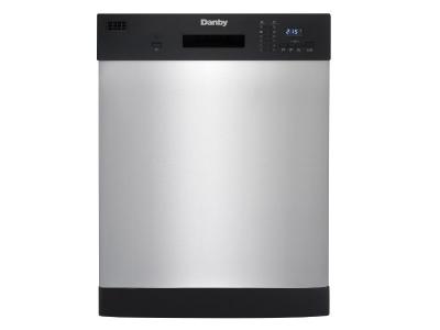 24" Danby Stainless Full Size Dishwasher - DDW2404EBSS