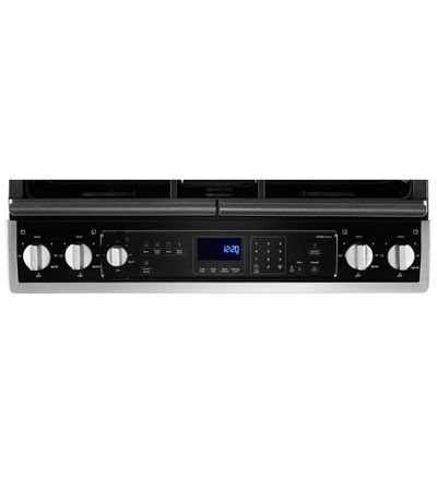 30" Whirlpool 5.8 Cu. Ft. Front Control Gas Range with EZ-2-Lift - WEG745H0FH