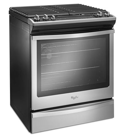 30" Whirlpool 5.8 Cu. Ft. Front Control Gas Range with EZ-2-Lift - WEG745H0FH