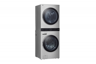 27" LG STUDIO 5.8 Cu. Ft. Single Unit Front Load WashTower With Center Control Washer and 7.4 Cu. Ft. Electric Dryer - WSEX200HNA