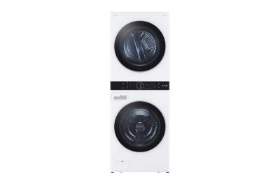 27" LG Single Unit Front Load WashTower With Centre Control Washer And Electric Dryer - WKEX200HWA