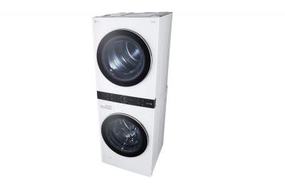 27" LG Single Unit Front Load WashTower With Centre Control Washer And Electric Dryer - WKEX200HWA