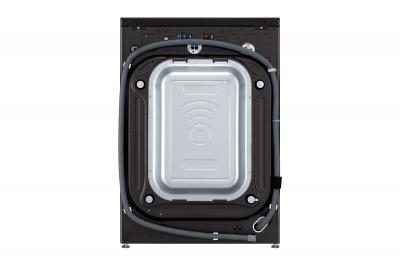 27" LG Smart Front Load Washer With 5.8 cu. ft. Capacity , ColdWash in Black Steel - WM4500HBA