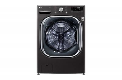 27" LG Smart Front Load Washer With 5.8 cu. ft. Capacity , ColdWash in Black Steel - WM4500HBA