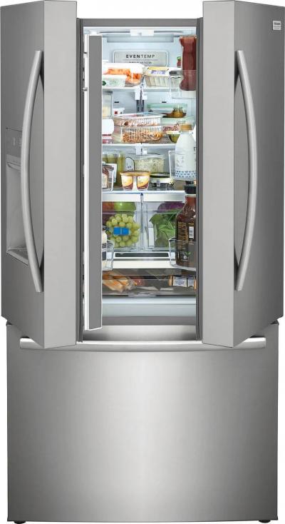 36" Frigidaire Gallery 27.8 Cu. Ft. French Door Refrigerator in Stainless Steel - GRFS2853AF