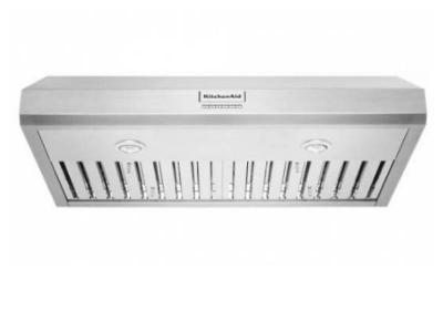 36" KitchenAid 585 CFM Under-Cabinet Range Hood in Stainless Steel - KVUC606KSS