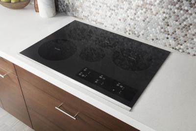 30" Whirlpool Electric Ceramic Glass Cooktop with Two Dual Radiant Elements - WCE97US0KS