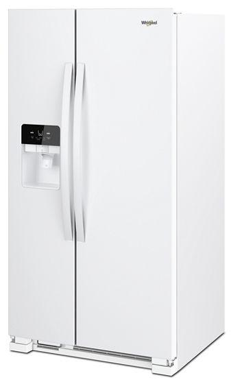 36" Whirlpool 24.55 Cu. Ft. Full-Depth Side-by-Side Refrigerator - WRS325SDHW