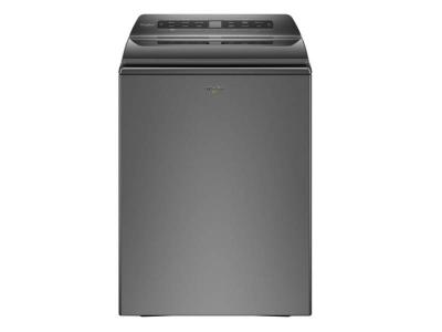27" Whirlpool 5.5 Cu. Ft. Smart Top Load Washer In Chrome Shadow - WTW6120HC