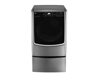 29" LG 9.0 cu. ft. Mega Capacity Electric SteamDryer With TurboSteam Technology - DLEX9000V