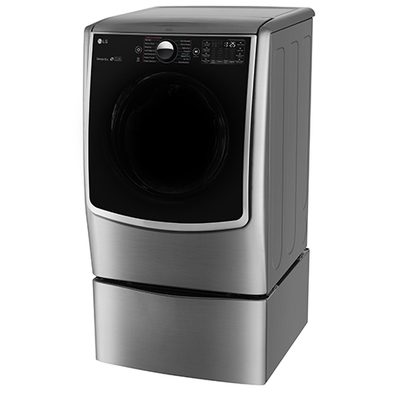 29" LG 9.0 cu. ft. Mega Capacity Electric SteamDryer With TurboSteam Technology - DLEX9000V