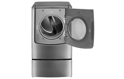 29" LG 9.0 cu. ft. Mega Capacity Electric SteamDryer With TurboSteam Technology - DLEX9000V