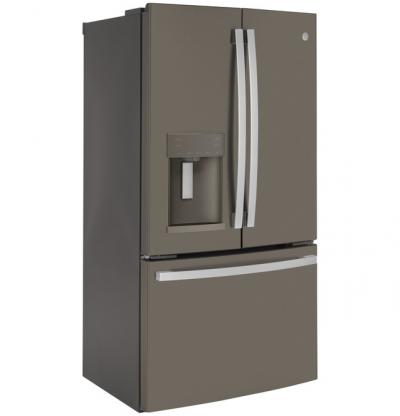 36" GE 22.1 Cu. Ft. Counter-Depth French-Door Refrigerator - GYE22GMNES
